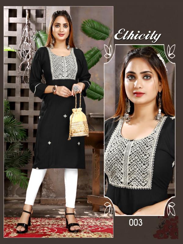 Trendy Ethnicity rayon designer Fancy Wear Designer Kurti Collection